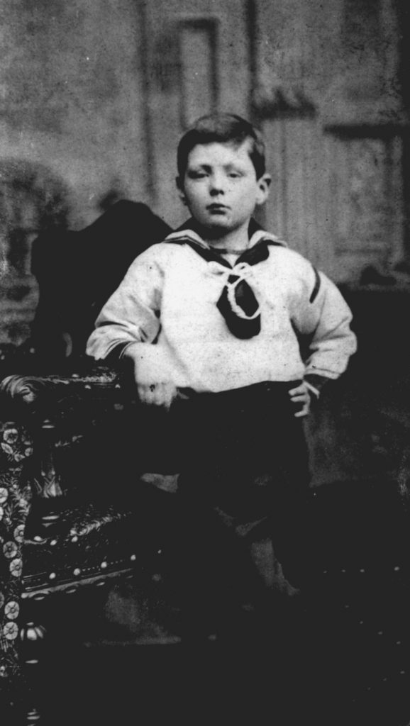 Young Winston Churchill