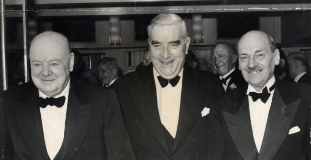 Churchill, Menzies, Attlee