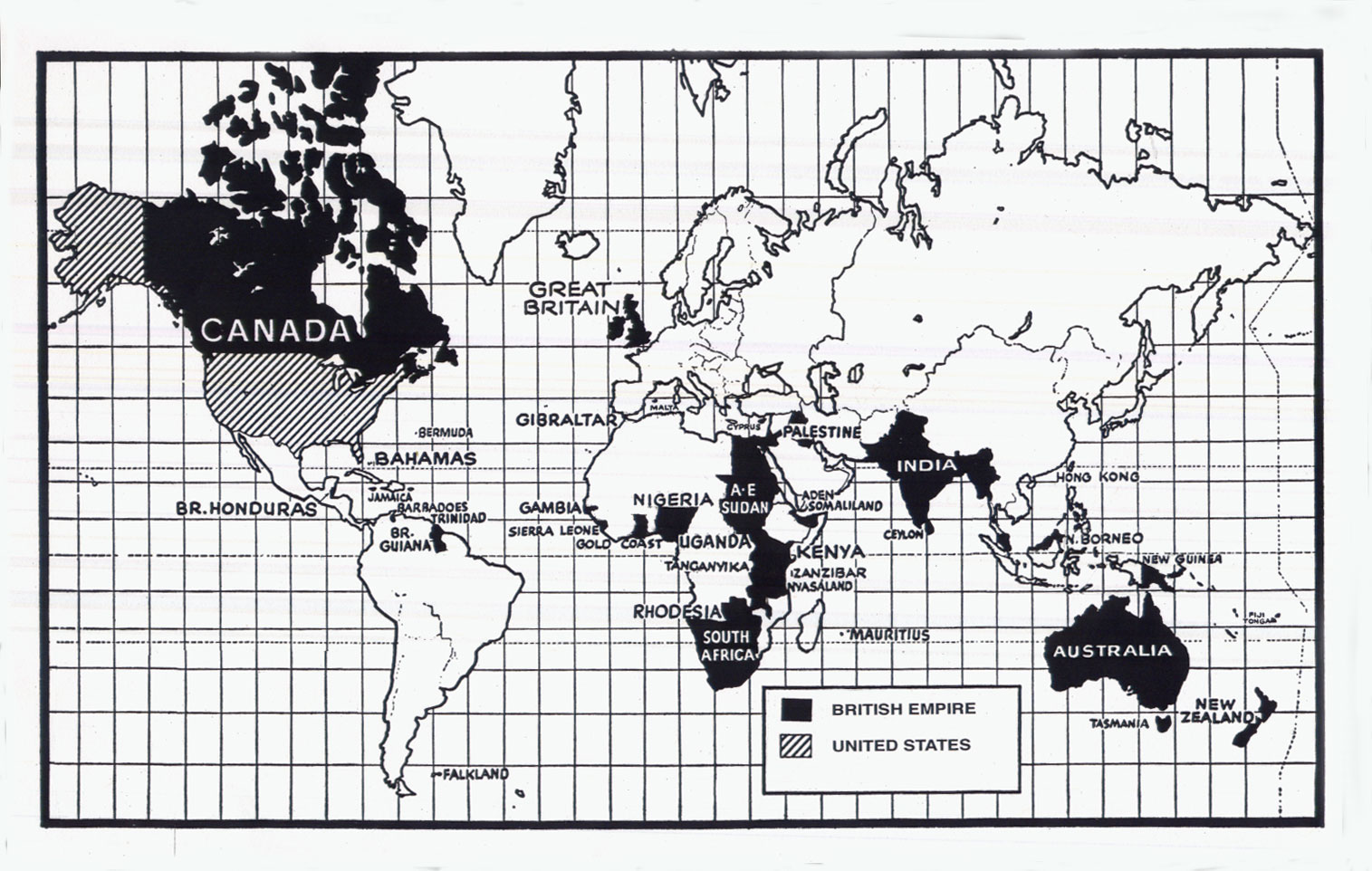 The British Empire at the outbreak of World War II