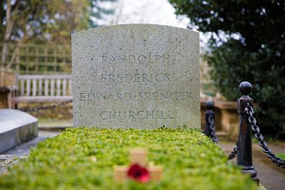 Above: Randolph S. Churchill 