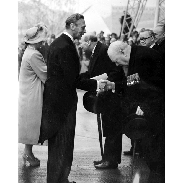 Churchill at Festival of Britain