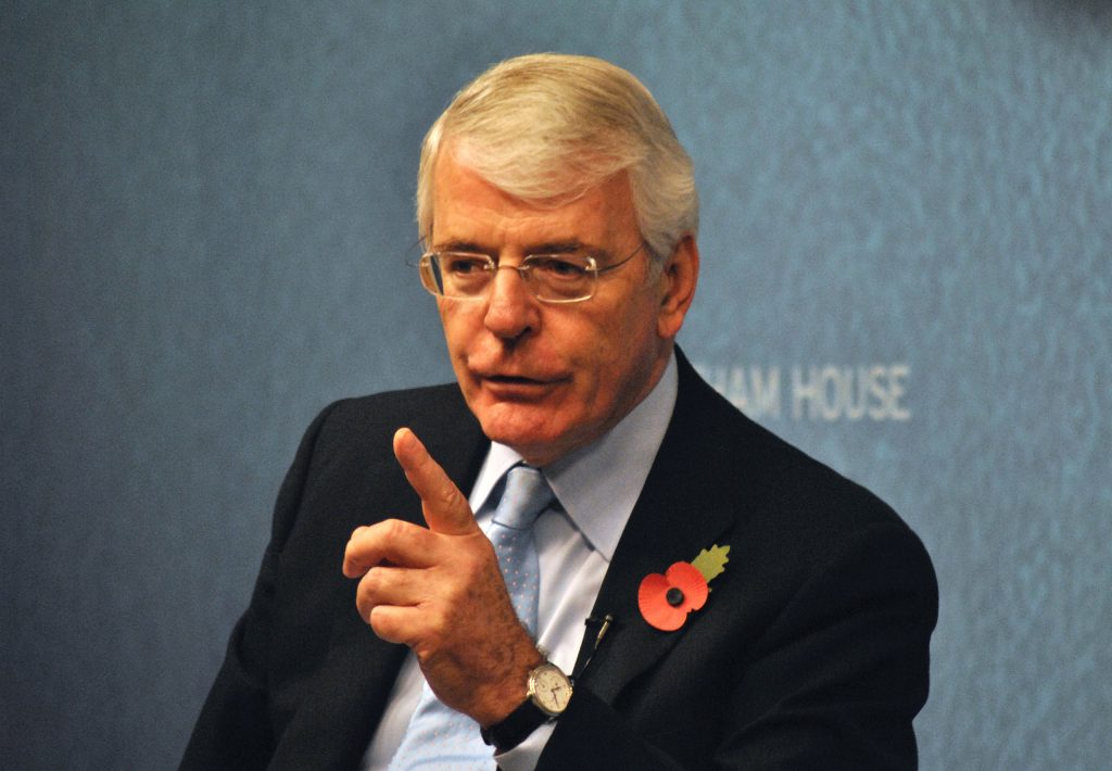 Former Prime Minister Sir John Major KG CH