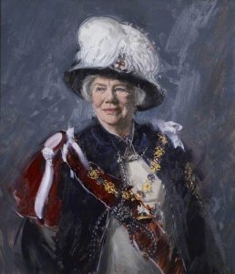 The Lady Soames LG DBE FRSL 1929–2014 Second Patron of the International Churchill Society 1986–2014