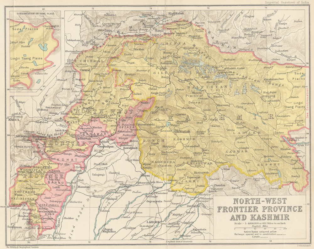 Northwest Frontier Map