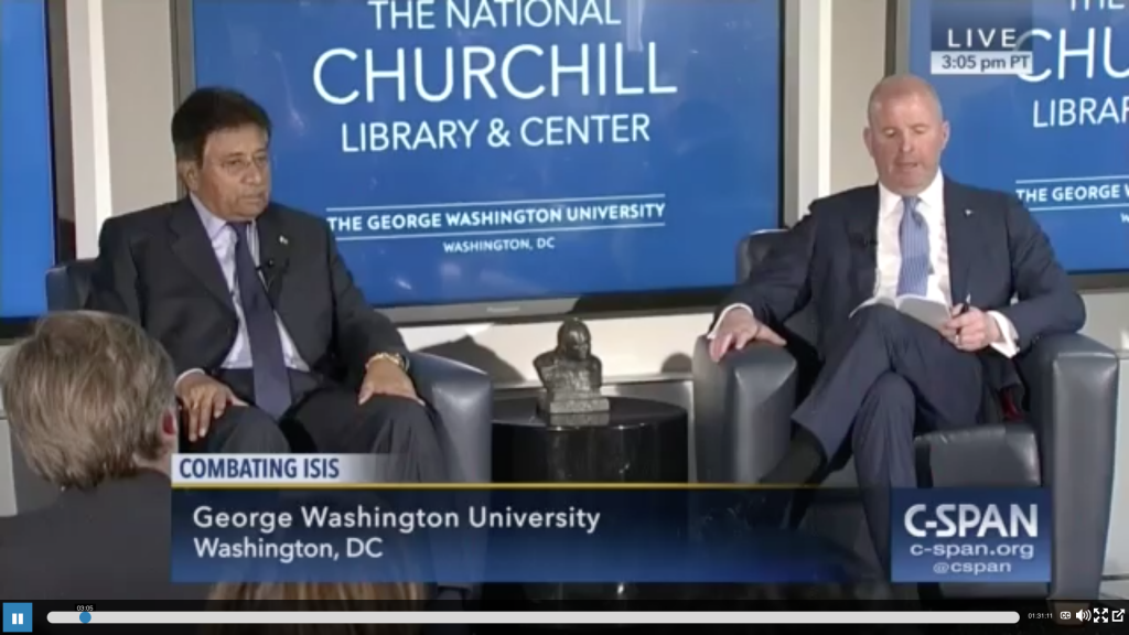 Pervez Musharraf at the NCLC