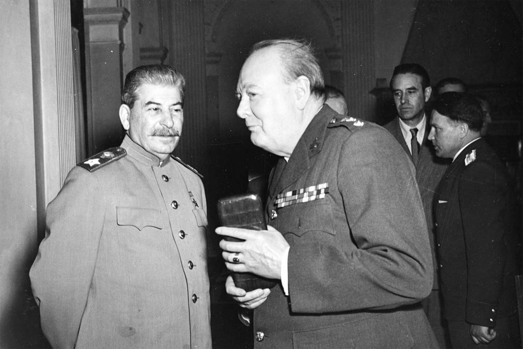 Stalin and Churchill