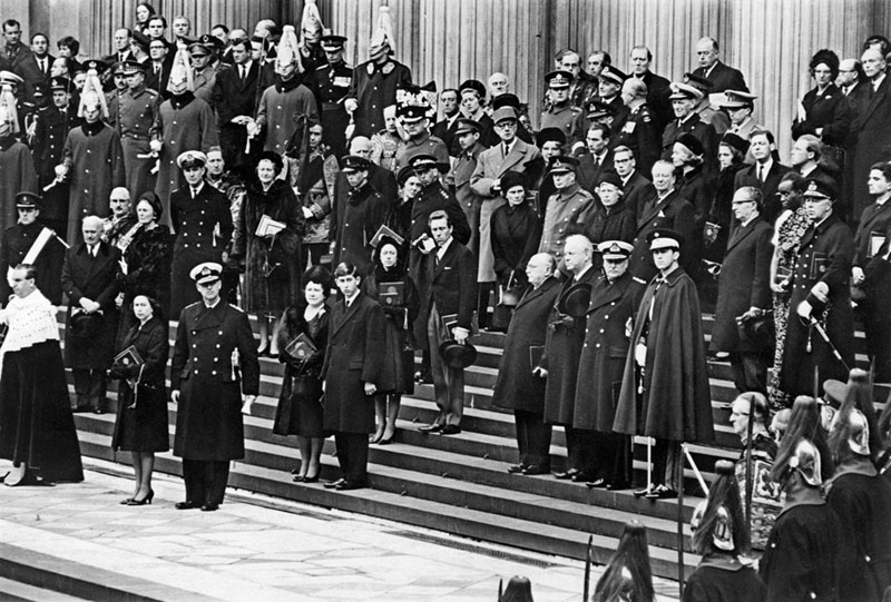 churchill funeral