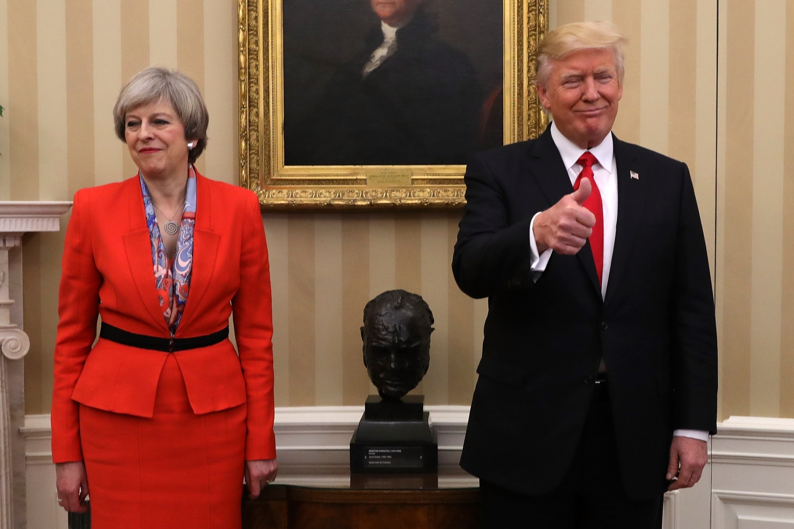 donald trump theresa may