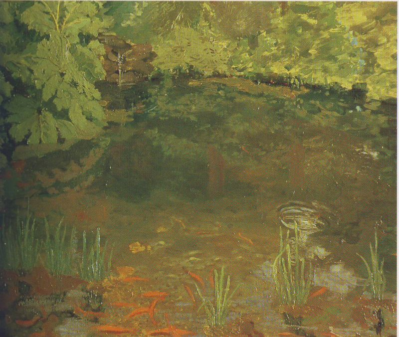 Goldfish Pool at Chartwell, 1932 #344