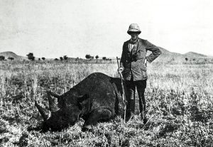 Churchill with his trophy