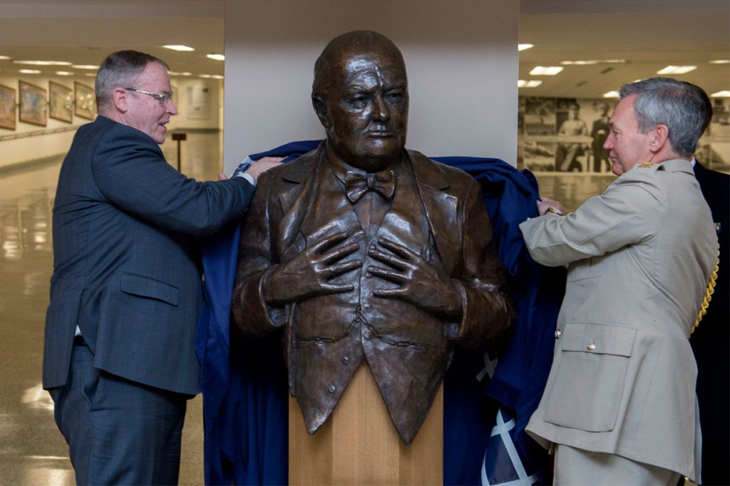 Pentagon Churchill bust