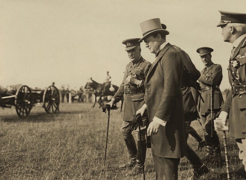 Winston Churchill and Sir William Robert Robertson