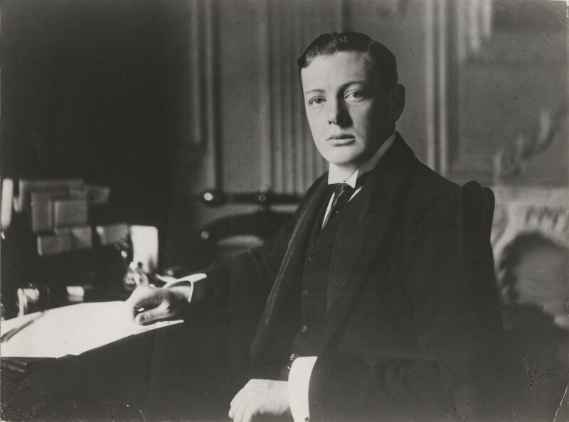 Young Winston Churchill