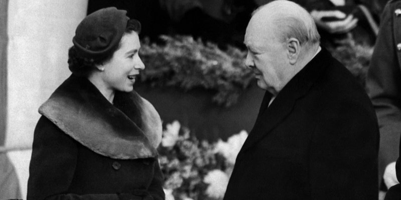QEII & Churchill